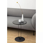 Кофейный столик черный круглый Graceful Base варинант исполнения - 1 | Loft Concept в Воронеже