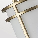 Бра с геометрическим каркасом и матовым белым цилиндрическим плафоном Feiss варинант исполнения - 2 | Loft Concept в Воронеже