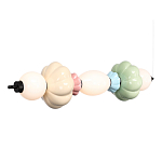 Подвесной светильник линейный с керамическими элементами 24W LED Fragrant Light варинант исполнения - 4 | Loft Concept в Воронеже