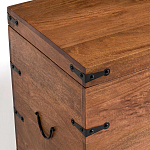 Деревянный сундук из массива манго Mango Wooden Chest Brown варинант исполнения - 2 | Loft Concept в Воронеже
