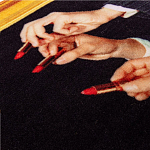 Коврик Seletti Lipstick Black варинант исполнения - 2 | Loft Concept в Воронеже