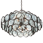 Люстра с каскадом из круглых стеклянных дисков Small Round Sequins варинант исполнения - 2 | Loft Concept в Воронеже