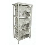 Стеллаж для детской с животными с плетенными корзинами Cute Elephant варинант исполнения - 2 | Loft Concept в Воронеже