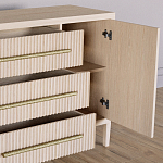 Буфет Primo с тремя ящиками и двумя фасадами Светлый дуб варинант исполнения - 6 | Loft Concept в Воронеже