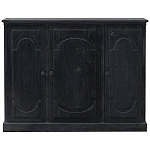 Комод деревянный Ildefonso Black Chest of Drawers варинант исполнения - 1 | Loft Concept в Воронеже