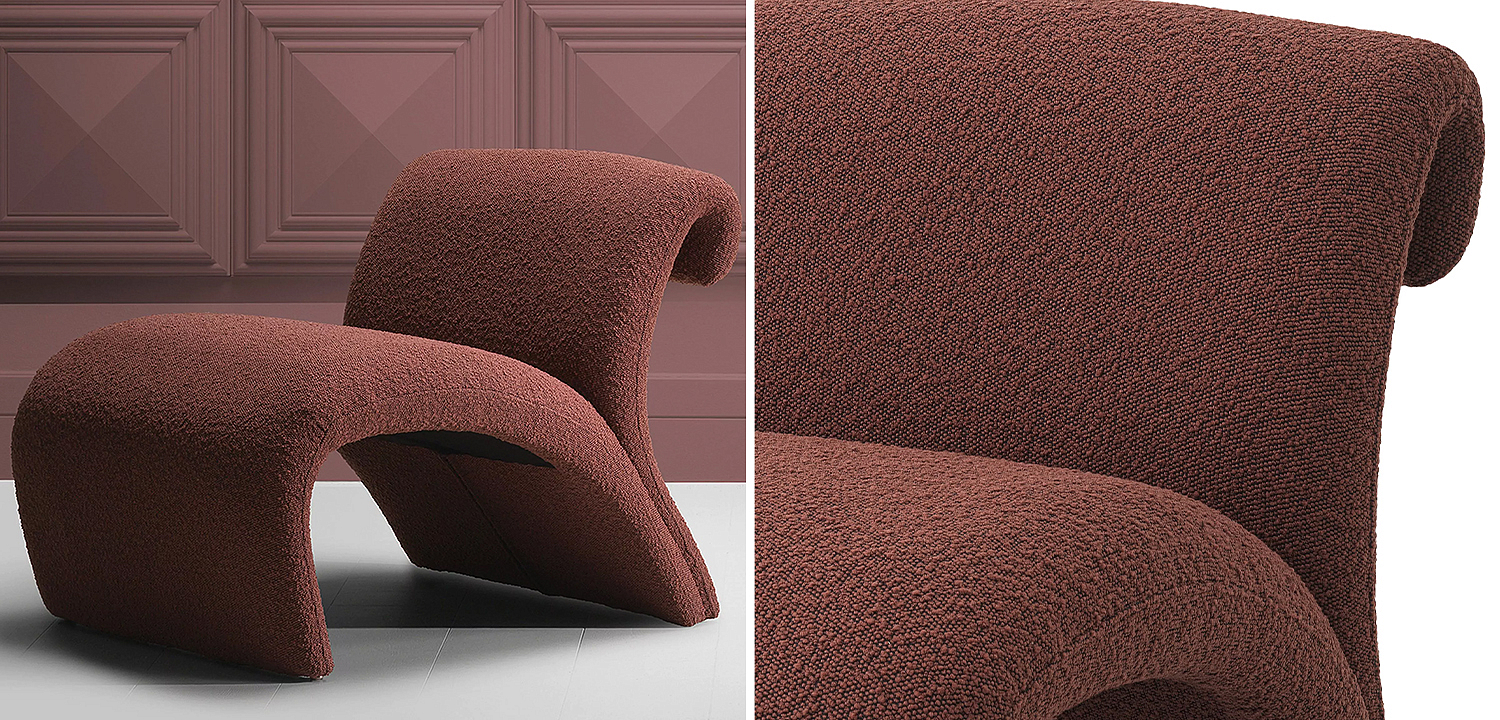 Кресло Eichholtz Chair Vignola Boucle Rouge Кресло Eichholtz Chair Vignola Boucle Rouge - Loft-Concept в Воронеже