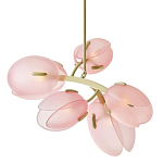 Дизайнерский Светильник Lilly Pink Tulip Lamp розовый плафон  варинант исполнения - 1 | Loft Concept в Воронеже