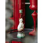 Подсвечник в виде кошки из фарфора с бронзовыми элементами Paradise Cat варинант исполнения - 5 | Loft Concept в Воронеже