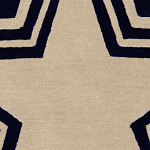 Дизайнерский ковер в виде звезды Poltronova Tappeto Stellina  Navy Blue Grey Rug варинант исполнения - 5 | Loft Concept в Воронеже