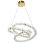 Фигурная люстра украшенная кристаллами из хрусталя Gilbertine Crystals Twisted Chandelier варинант исполнения - 2 | Loft Concept в Воронеже