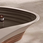 Журнальный столик фигурный со стеклянной столешницей Table Drop варинант исполнения - 4 | Loft Concept в Воронеже