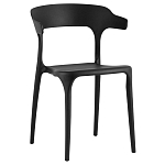 Черный стул из прочного PP-пластика JORIS варинант исполнения - 1 | Loft Concept в Воронеже