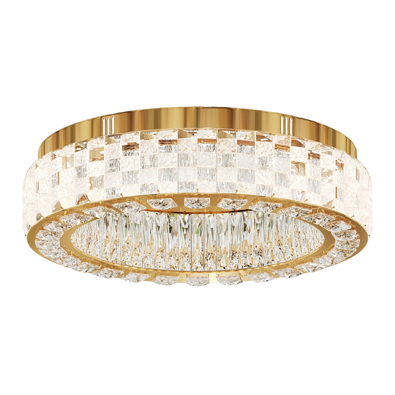 Потолочный светильник Castello 3000К 32Вт Золотой Прозрачный в Воронеже | Loft Concept 