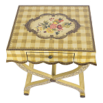 Приставной столик с ящиком в стиле ретро Vintage Rustic Tablecloth варинант исполнения - 4 | Loft Concept в Воронеже