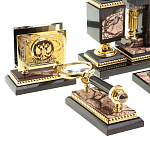 Настольный письменный набор из яшмы Manager Organizer варинант исполнения - 3 | Loft Concept в Воронеже