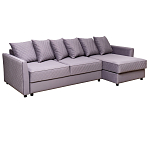 Диван трехместный раскладной Giorgio Sofa серый варинант исполнения - 1 | Loft Concept в Воронеже