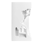 Встраиваемый в стену гипсовый светильник под покраску с эффектом разрушенной стены Antiquity Athena варинант исполнения - 4 | Loft Concept в Воронеже