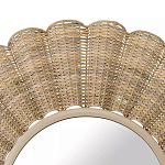 Зеркало круглое в плетеной раме Reed Mirror варинант исполнения - 2 | Loft Concept в Воронеже