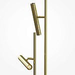 Напольный торшер светодионый золотой Lumen Duo варинант исполнения - 2 | Loft Concept в Воронеже