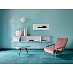 Дизайнерская подвесная полка Gio Ponti D.355.1 - D.355.2 Hanging Bookcase варинант исполнения - 3 | Loft Concept в Воронеже