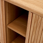 Буфет с 2-мя раздвижными дверцами из ясеневого шпона Toinette варинант исполнения - 3 | Loft Concept в Воронеже