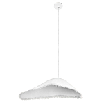 Подвесной светильник с асимметричным волнообразным абажуром и фактурной бахромой по краю Tactile Line варинант исполнения - 4 | Loft Concept в Воронеже