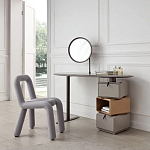 Консоль с зеркалом и  3-мя вращающимися ящиками Eloida варинант исполнения - 2 | Loft Concept в Воронеже