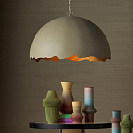 Подвесной светильник в форме купола с сочетанием золотого и оливкового цвета Eggshell варинант исполнения - 3 | Loft Concept в Воронеже