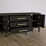 Большая VT-тумба Primo шпон темный орех варинант исполнения - 5 | Loft Concept в Воронеже