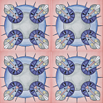 Плитка дизайнерская с узором Экипаж варинант исполнения - 1 | Loft Concept в Воронеже