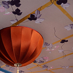 Обои ручная роспись Morning Glory Original colourway on shot slub silk варинант исполнения - 2 | Loft Concept в Воронеже