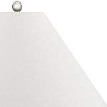 Настольная лампа овальная с тропическим принтом Stylized Aalm Leaves Motif варинант исполнения - 3 | Loft Concept в Воронеже