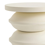 Фигурный приставной столик кремового цвета  AMORPHOUS варинант исполнения - 2 | Loft Concept в Воронеже