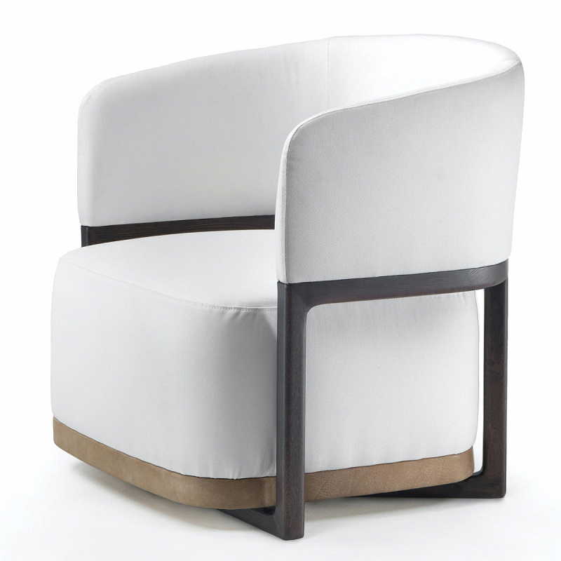 Кресло FRIDA Armchairs from Flexform Mood Белый Коричневый Бежево-серый Кресло FRIDA Armchairs from Flexform Mood Белый Коричневый Бежево-серый в Воронеже | Loft Concept