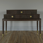 Премиальная Консоль с тремя ящиками Elsa Dreams Walnut варинант исполнения - 3 | Loft Concept в Воронеже