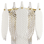 Бра с декором из рельефного стекла в виде перьев Abelia Feather Wall Lamp варинант исполнения - 3 | Loft Concept в Воронеже