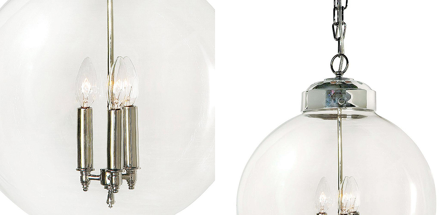 Подвесной светильник Conor Globe Hanging lamp Silver Подвесной светильник Conor Globe Hanging lamp Silver - Loft-Concept в Воронеже