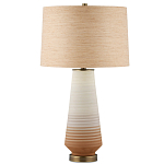 Настольная лампа фарфоровая с узором на корпусе Junction Place варинант исполнения - 3 | Loft Concept в Воронеже