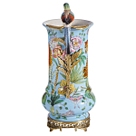 Ваза из фарфора с птицей на бронзовой ветке Garden of Eden варинант исполнения - 3 | Loft Concept в Воронеже