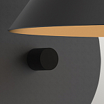 Бра с широким конусным плафоном с золотистой внутренней стороной Alora Mood варинант исполнения - 4 | Loft Concept в Воронеже