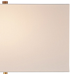 Торшер с прямоугольным абажуром на белом мраморном основании Asymmetry on Marble варинант исполнения - 3 | Loft Concept в Воронеже