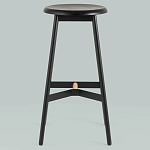 Черный барный стул Knopper варинант исполнения - 3 | Loft Concept в Воронеже