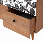 Шкаф с принтом Leaf bouquet варинант исполнения - 3 | Loft Concept в Воронеже