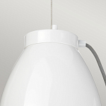 Подвесной светильник белого цвета с полусферическим плафоном Elstead Lighting варинант исполнения - 4 | Loft Concept в Воронеже