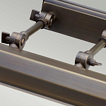 Светильник для картин с призматическим плафоном и двойными регулируемыми шарнирами Elstead Lighting варинант исполнения - 43 | Loft Concept в Воронеже