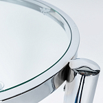 Приставной столик со стеклянной столешницей Deimos варинант исполнения - 2 | Loft Concept в Воронеже