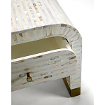 Тумбочка прикроватная Amo Bone Inlay Bedside Almond варинант исполнения - 2 | Loft Concept в Воронеже