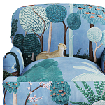 Дизайнерское классической формы на колесиках Trumann Armchair варинант исполнения - 4 | Loft Concept в Воронеже