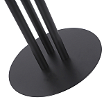 Настольная лампа с тремя прозрачными куполообразными плафонами и черным металлическим основанием Flos Wireline Lighting варинант исполнения - 2 | Loft Concept в Воронеже