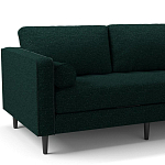 Мебельная ткань Шенилл темно-зеленый цвет 138 см T4-36 варинант исполнения - 10 | Loft Concept в Воронеже